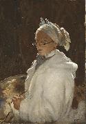 William Orpen Self-portrait with glasses oil painting